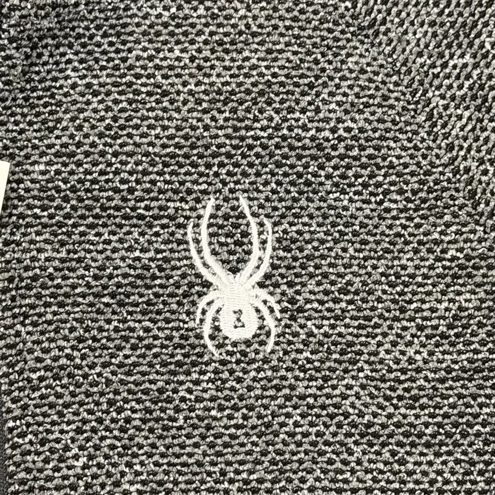 Spyder Men's Quarter -Zip Outbound Jacket Pullover Sweater- Gray- Medium NWT - Picture 5 of 6